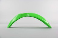 Polisport Green Front Fender replacement plastics for 00-26 Kawasaki, Suzuki KX65, RM65 dirt bikes 360 view