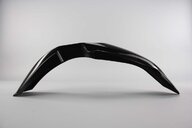 Polisport Black Front Fender replacement plastics for 02-23 Yamaha WRF, YZ125, YZ250, YZ250F, YZ250FX, YZ450F, YZ450FX dirt bikes 360 view