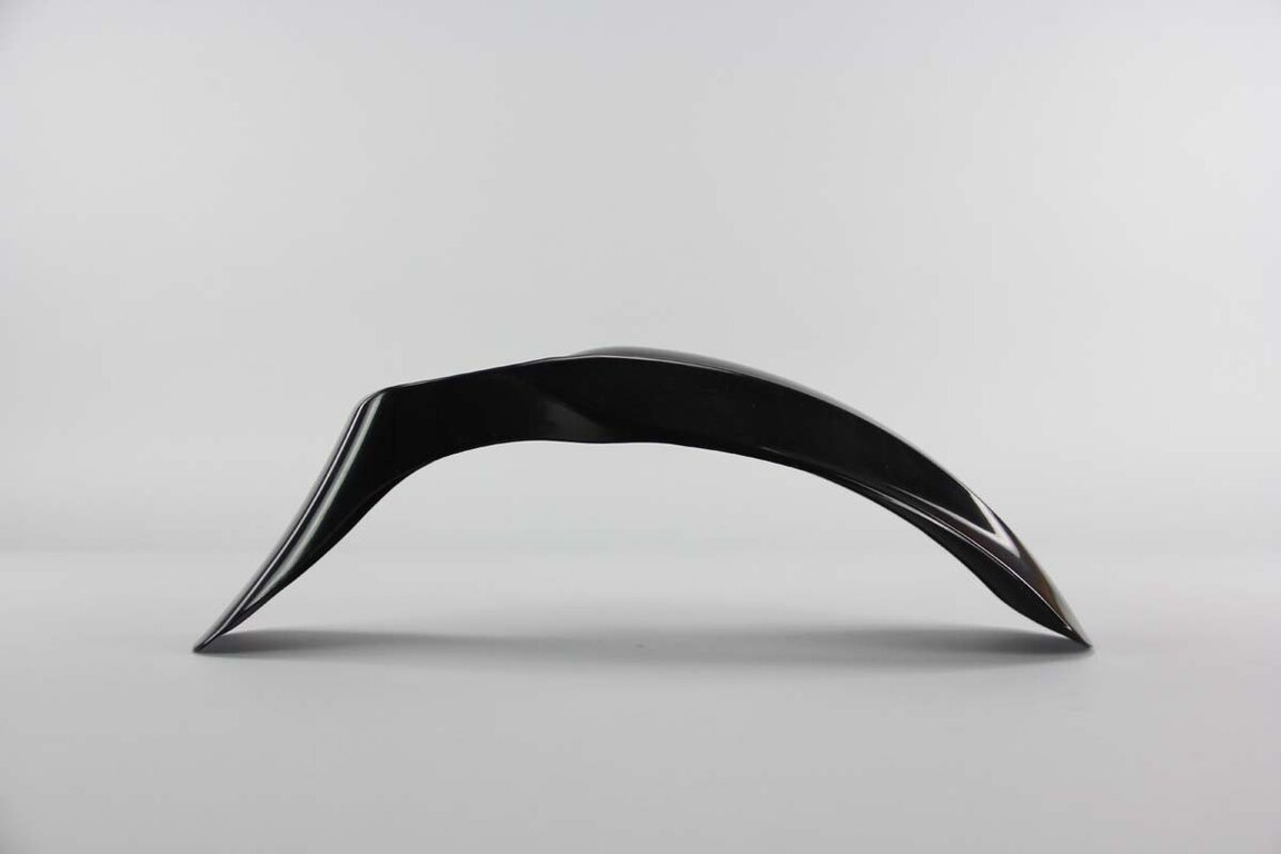 UFO Black Front Fender replacement plastics for 01-09 Kawasaki KLX110 dirt bikes 360 view
