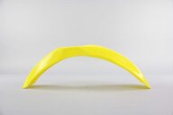 Polisport Yellow Front Fender replacement plastics for 00-26 Kawasaki, Suzuki KX65, RM65 dirt bikes 360 view