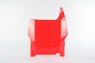 DeCal Works  Mix & Match Plastic Kit With Lower Forks replacement plastics for 04-05 Honda CRF250 dirt bikes 360 view