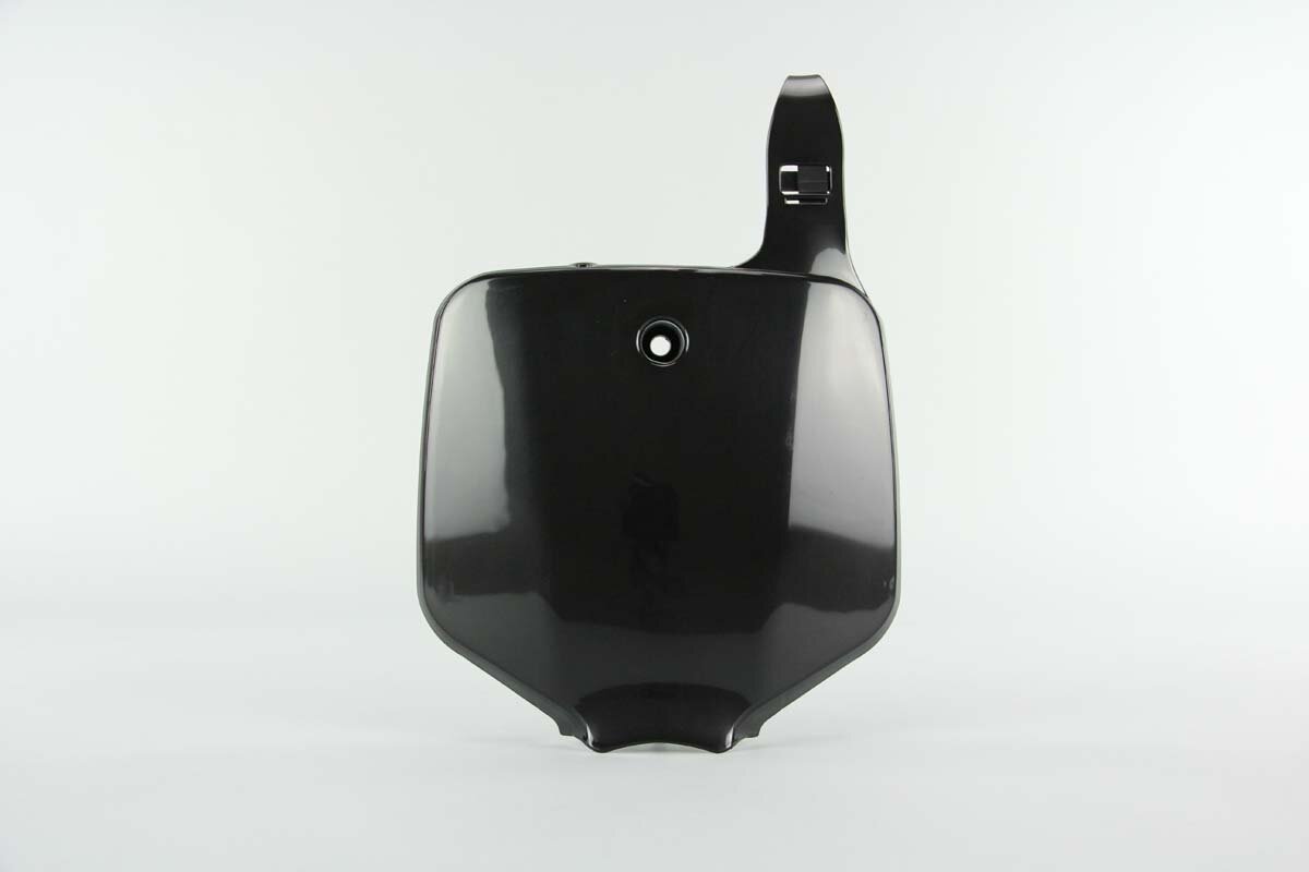 UFO Black Front Number Plate 00-26 KLX110, KX65, RM65