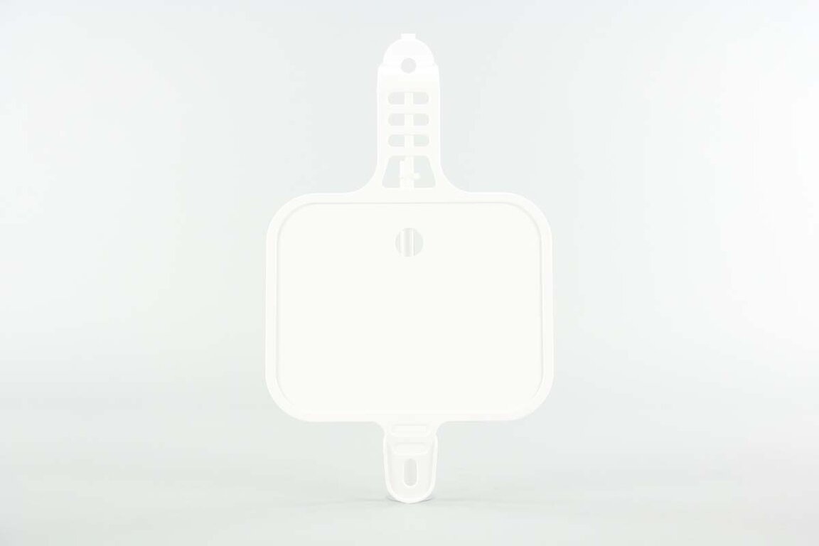 Polisport White Front Number Plate replacement plastics for 04-26 Honda CRF50 dirt bikes 360 view