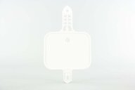 Polisport White Front Number Plate replacement plastics for 04-26 Honda CRF50 dirt bikes 360 view