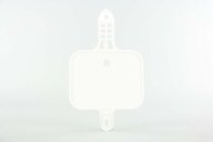 Polisport White Front Number Plate replacement plastics for 04-27 Honda CRF50 dirt bikes 360 view