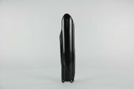 Left Side UFO Black Lower Fork Guards replacement plastics for 10-26 Yamaha YZ125, YZ250, YZ250F, YZ250FX, YZ450F, YZ450FX dirt bikes.