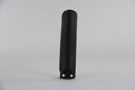 Right Side UFO Black Lower Fork Guards replacement plastics for 02-27 GasGas, Husqvarna, KTM MC, MC-E, EE, TC, SX50, SX65, SX-E dirt bikes.