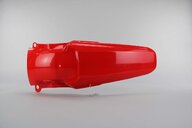 UFO Red Rear Fender replacement plastics for 05-08 Honda CRF450 dirt bikes 360 view
