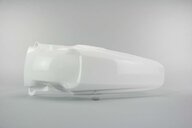 UFO White Rear Fender replacement plastics for 05-08 Honda CRF450 dirt bikes 360 view