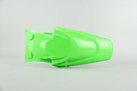 Polisport Green Rear Fender replacement plastics for 00-26 Kawasaki, Suzuki KLX110, KX65, RM65 dirt bikes 360 view
