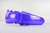 UFO Blue Rear Fender replacement plastics for 02-14 Yamaha YZ125, YZ250 dirt bikes 360 view