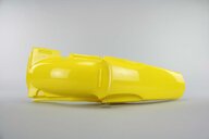 Polisport Yellow Rear Fender replacement plastics for 96-00 Suzuki RM125, RM250 dirt bikes 360 view