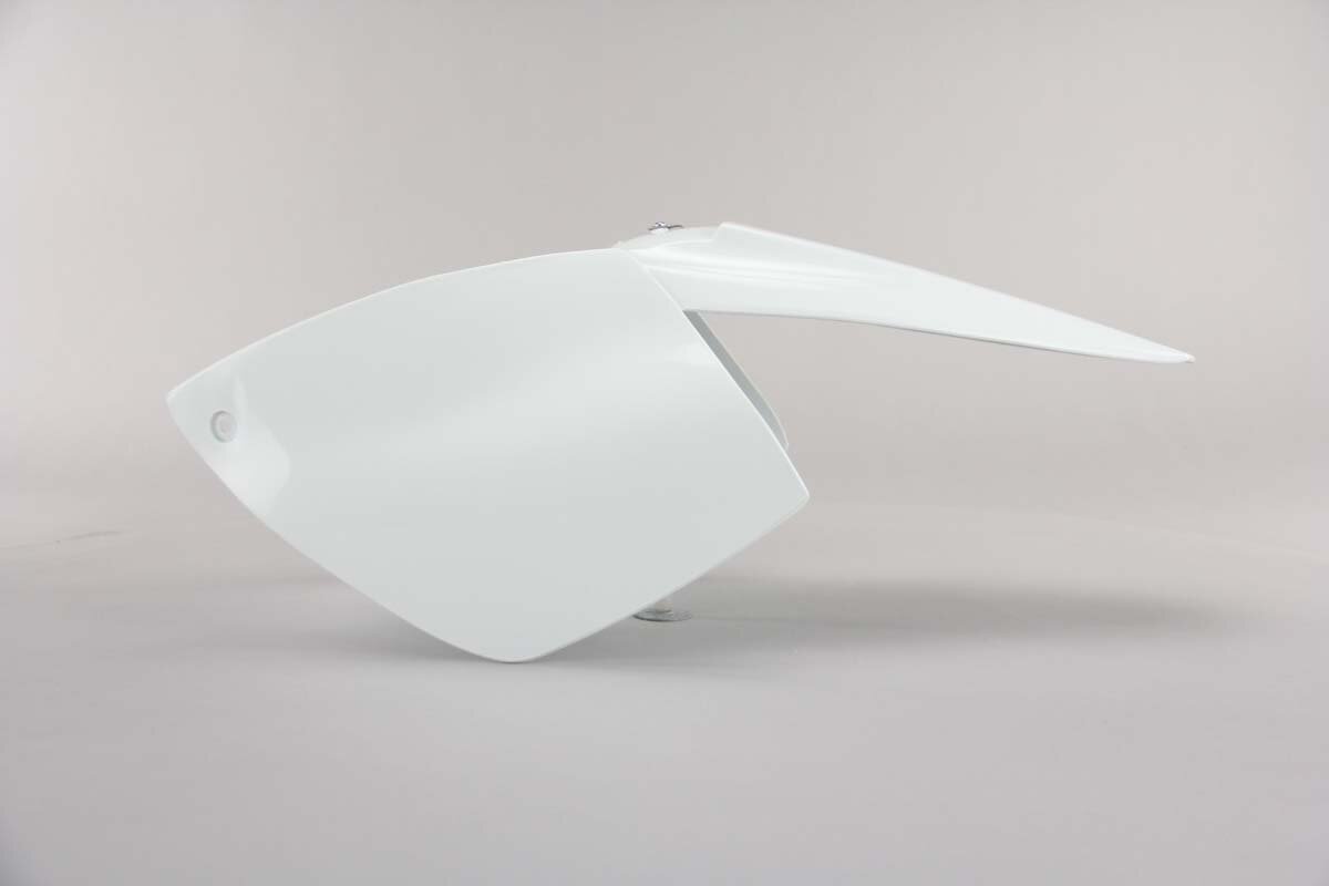UFO White Rear Fender / Side Number Plate 02-08 SX65