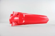 UFO Red Rear Fender replacement plastics for 13-17 Honda CRF250, CRF450 dirt bikes 360 view
