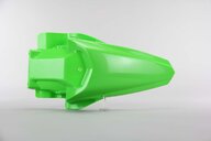 Polisport Green Rear Fender replacement plastics for 14-26 Kawasaki KX100, KX112, KX85 dirt bikes 360 view