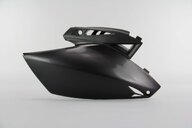 Right Side UFO Black Side Number Plates replacement plastics for 10-13 Yamaha YZ250F dirt bikes.