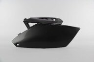 Left Side UFO Black Side Number Plates replacement plastics for 10-13 Yamaha YZ250F dirt bikes.