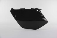 Left Side UFO Black Side Number Plates replacement plastics for 02-14 Yamaha YZ125, YZ250 dirt bikes.