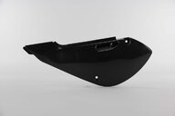Left Side UFO Black Side Number Plates replacement plastics for 00-26 Kawasaki, Suzuki KLX110, KX65, RM65 dirt bikes.