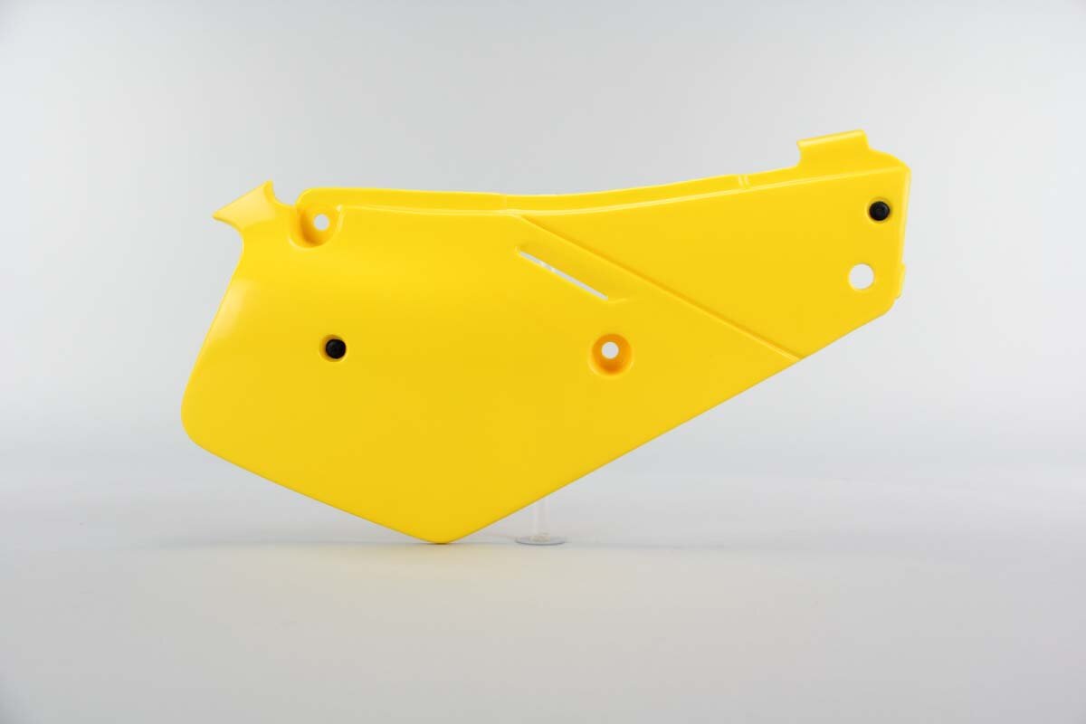 UFO Yellow Restyled Side Number Plates 86-99 RM80