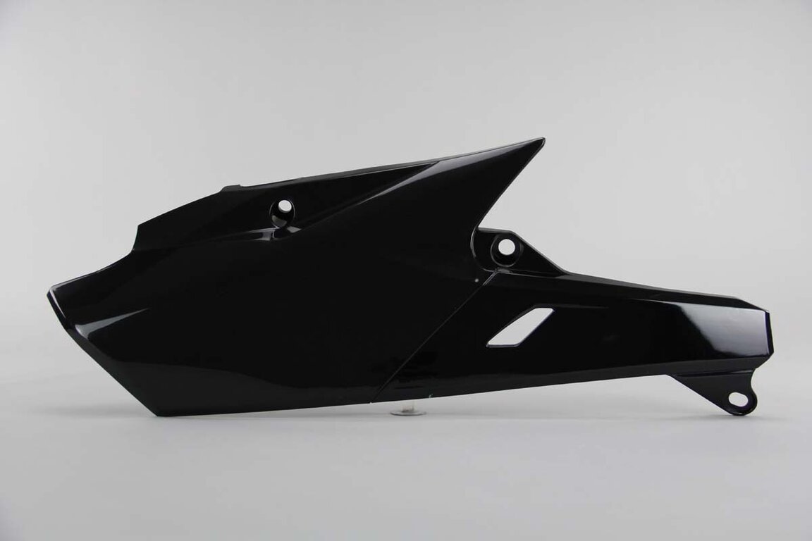 Right Side Polisport Black Side Number Plates replacement plastics for 14-19 Yamaha YZ250F, YZ250FX, YZ450F, YZ450FX dirt bikes.