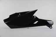 Right Side Polisport Black Side Number Plates replacement plastics for 14-19 Yamaha YZ250F, YZ250FX, YZ450F, YZ450FX dirt bikes.
