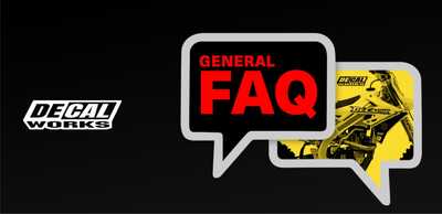 Before contacting DeCal Works please review our Frequently Asked Questions. Most of your questions can be answered here.