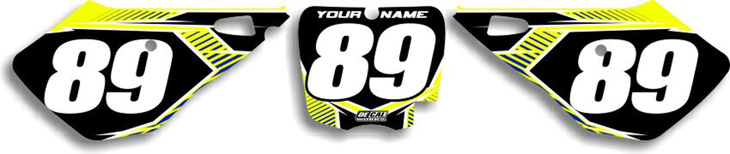 thumbnail interactive-video image 1 of Custom Vinyl Racing Numbers Decal – Car, Truck, BMX, Dirt Bike – Oracal – Personalize 1 of 1