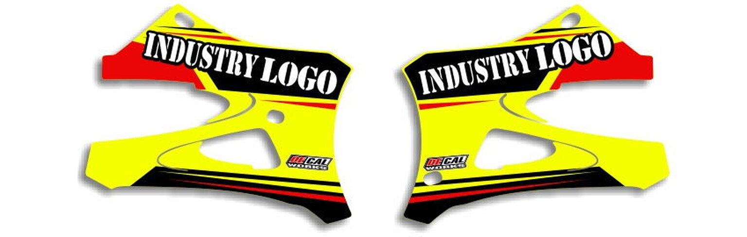 MX Graphics Dirt Bike Decals Cobra T-1 Semi Custom Rad Kit