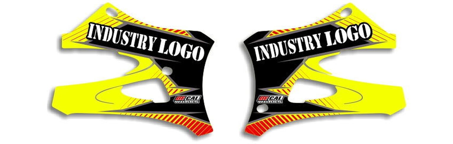 MX Graphics Dirt Bike Decals Cobra T-11 Semi Custom Rad Kit