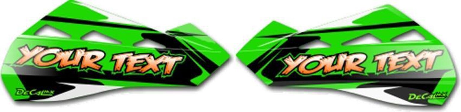 MX Graphics Dirt Bike T-4 Hand Guard Decals