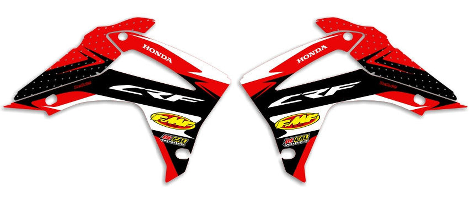 MX Graphics Dirt Bike Decals Honda T-4 Ready Made Rad Kit