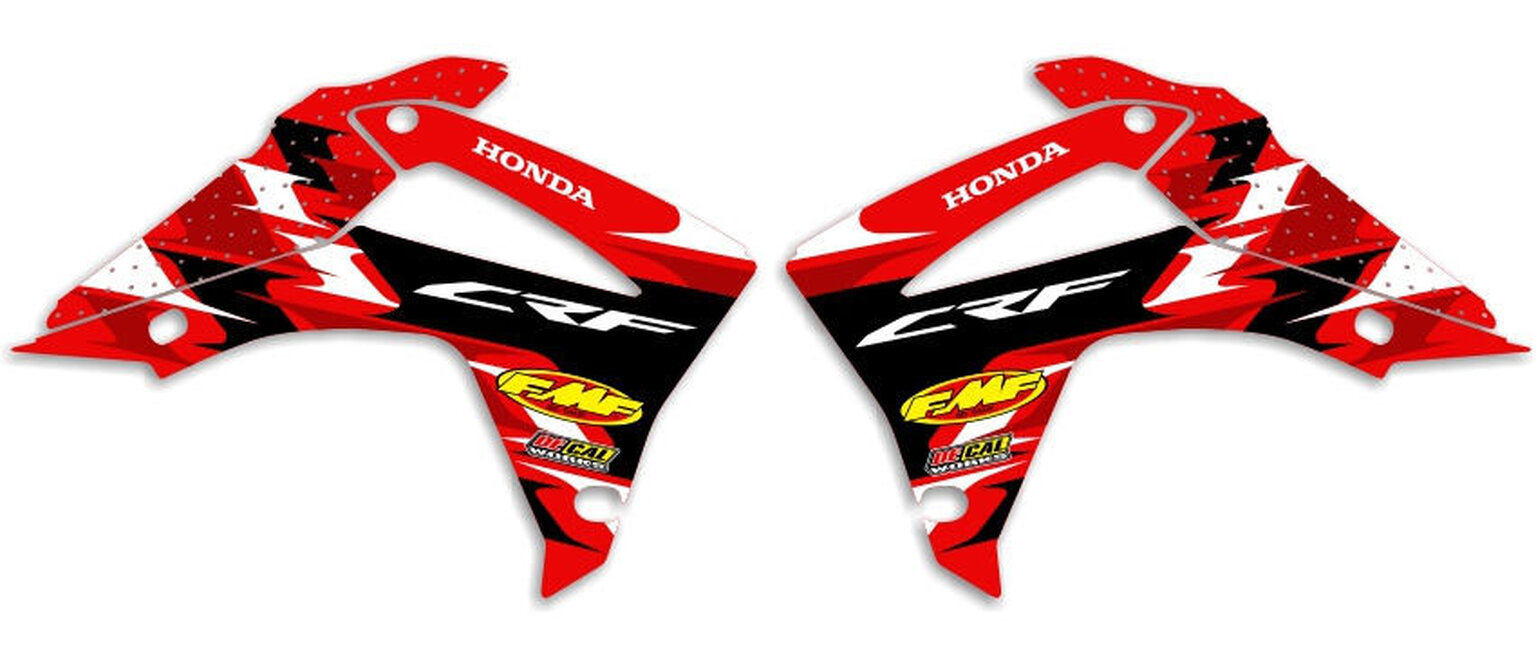 MX Graphics Dirt Bike Decals Honda T-6 Ready Made Rad Kit