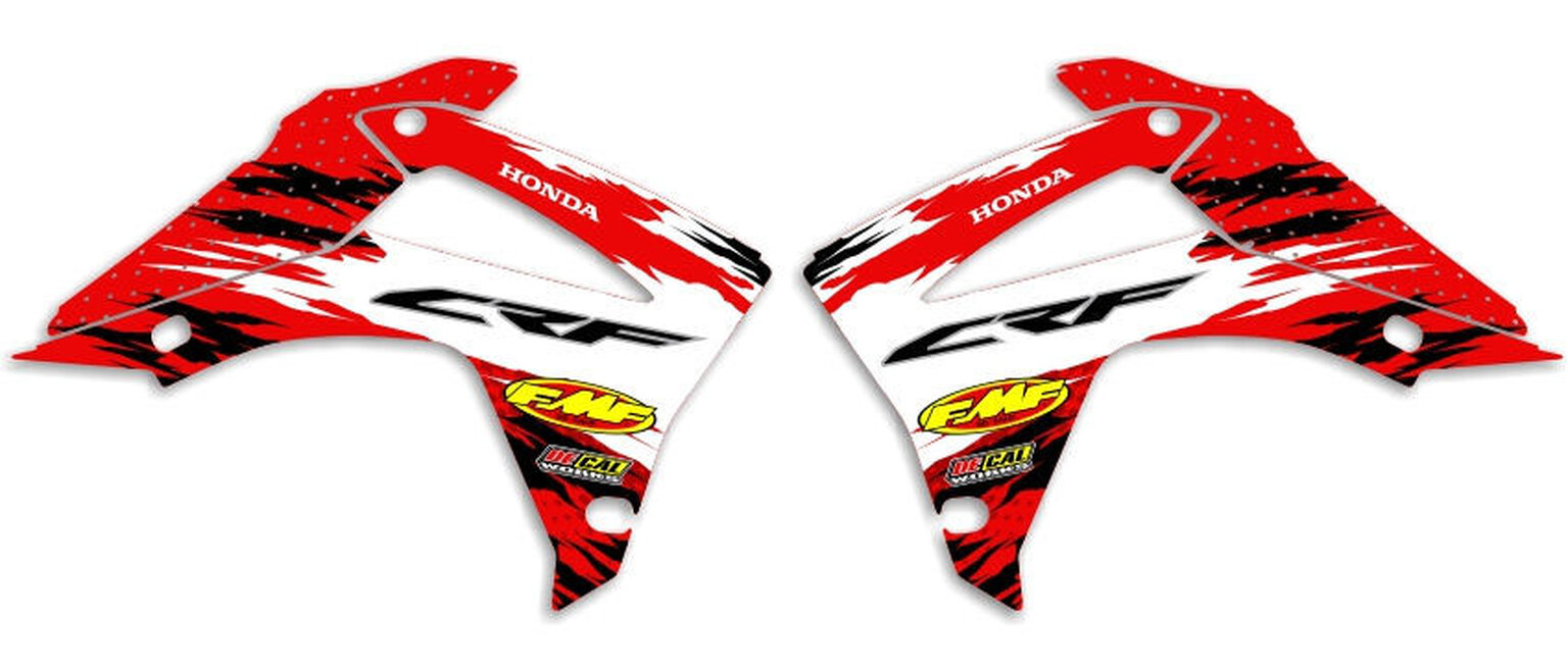 MX Graphics Dirt Bike Decals Honda T-8 Ready Made Rad Kit