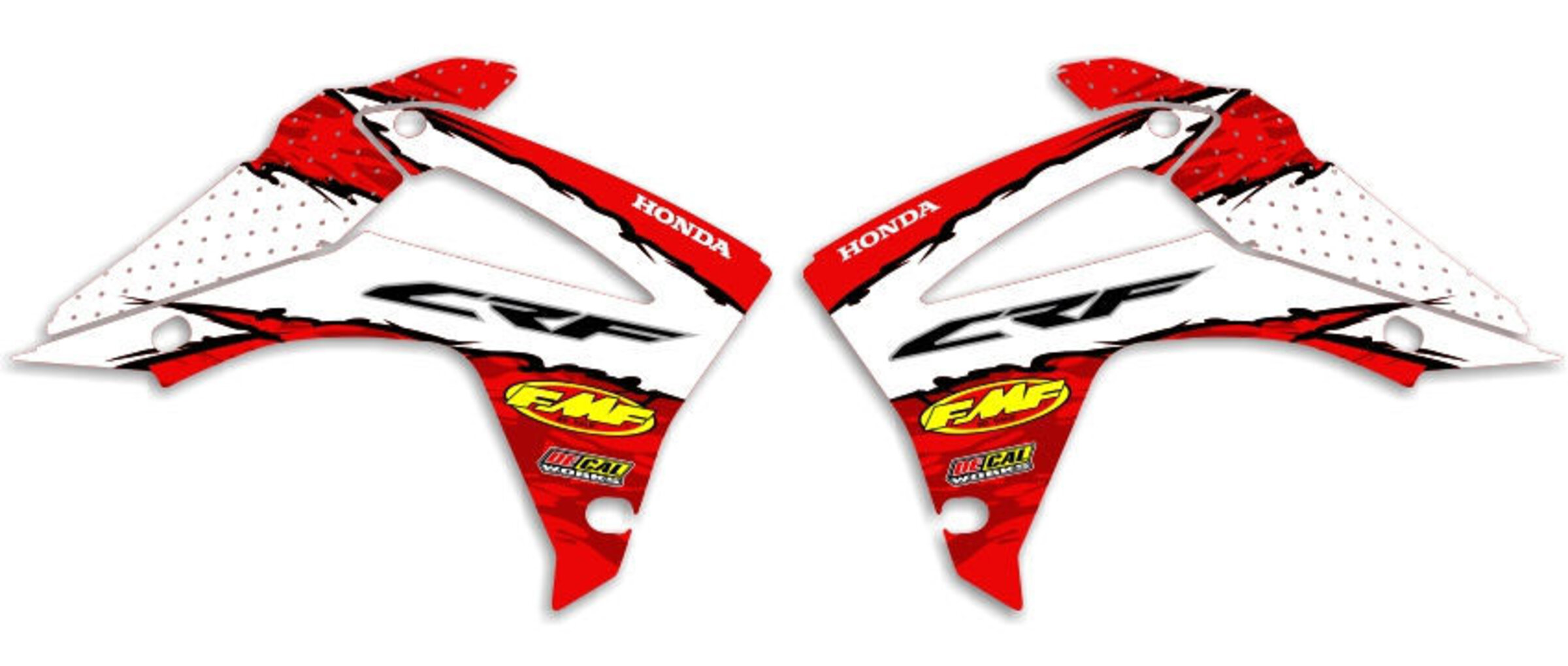 Honda CRF450 Red/Maroon T10 Ready Made Complete Graphics Kit