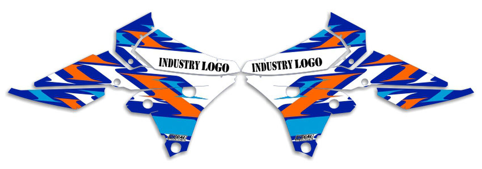 MX Graphics Dirt Bike Decals Yamaha T-6 Semi Custom Rad Kit