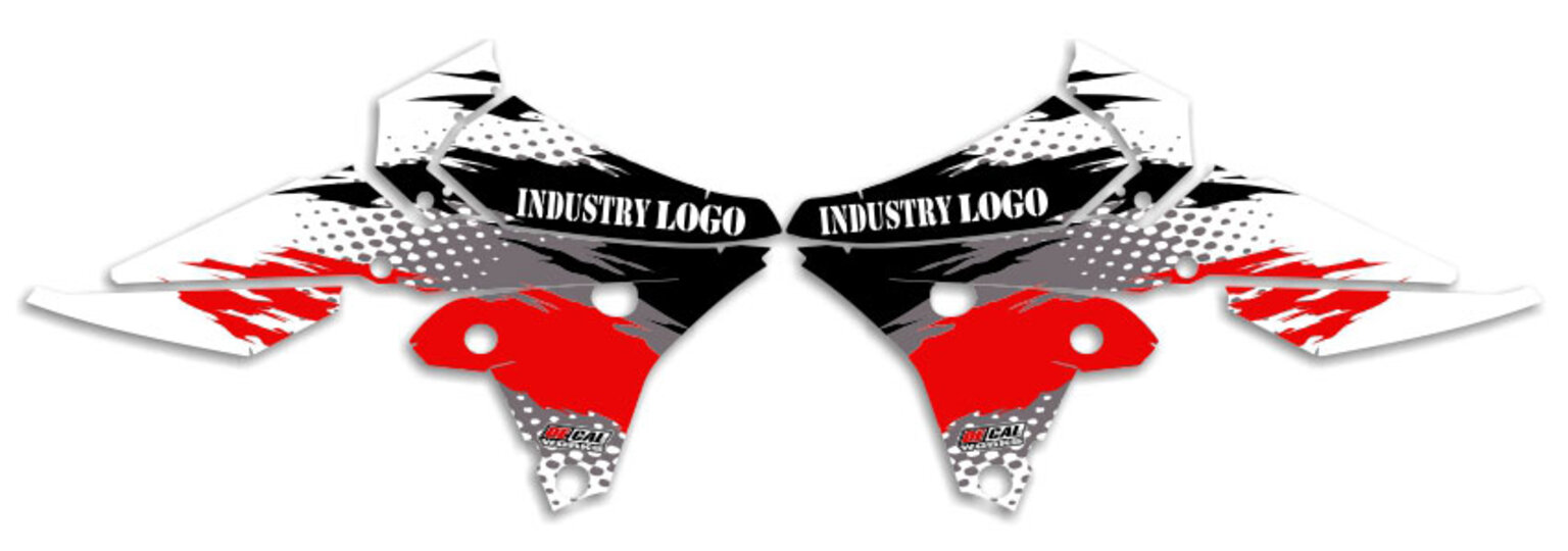 MX Graphics Dirt Bike Decals Yamaha T-8 Semi Custom Rad Kit