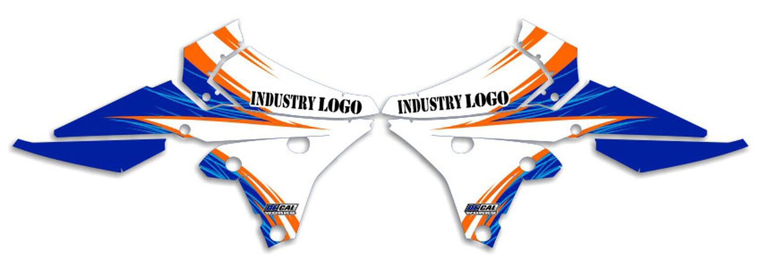 MX Graphics Dirt Bike Decals Yamaha T-9 Semi Custom Rad Kit