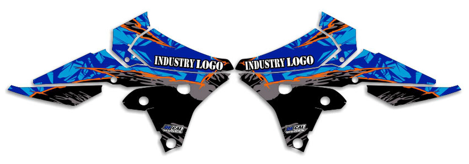 MX Graphics Dirt Bike Decals Yamaha T-10 Semi Custom Rad Kit