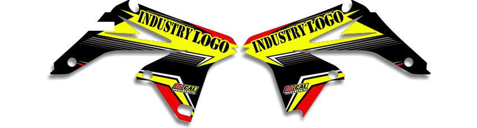 MX Graphics Dirt Bike Decals Suzuki T-12 Semi Custom Rad Kit