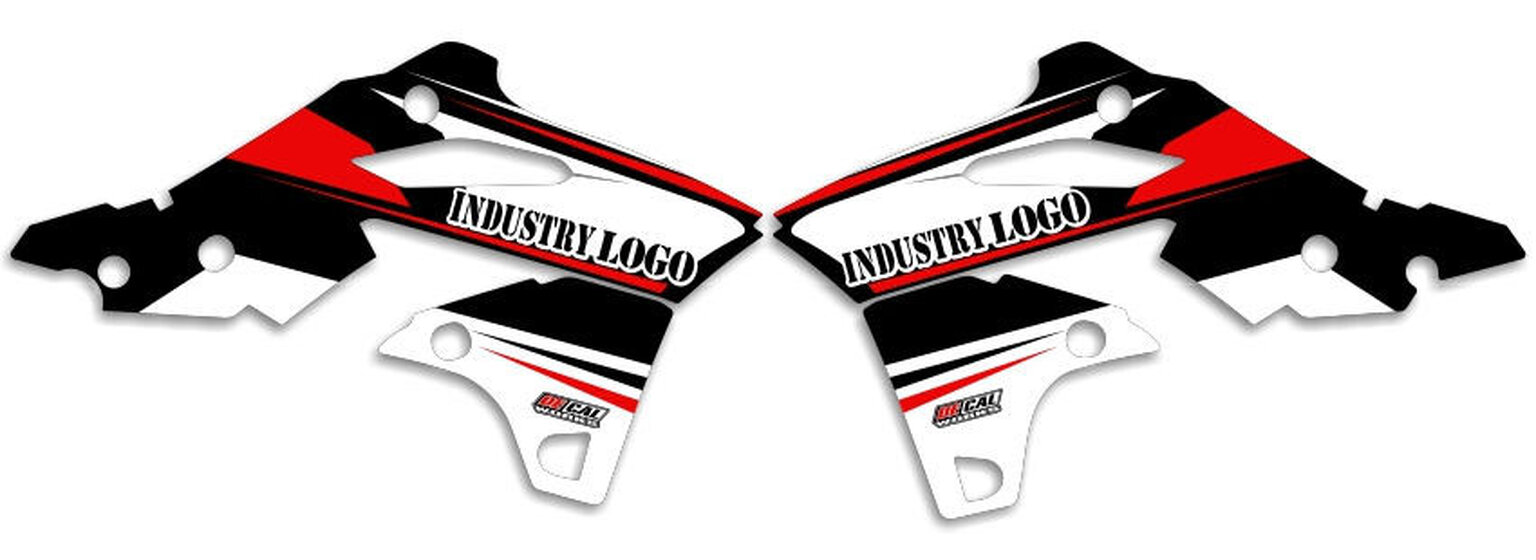 MX Graphics Dirt Bike Decals Kawasaki T-1 Semi Custom Rad Kit