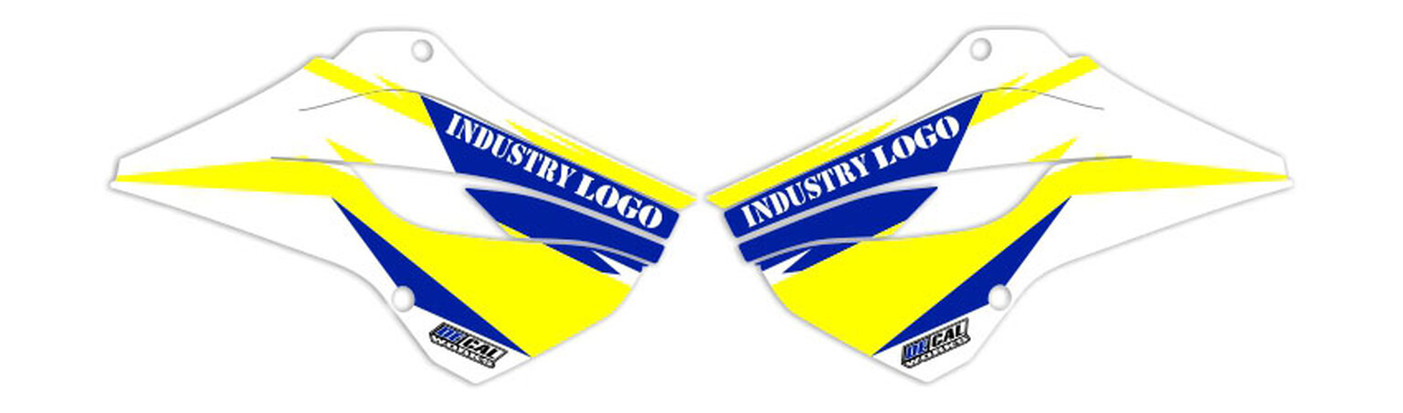 MX Graphics Dirt Bike Decals Husqvarna T-3 Semi Custom Rad Kit