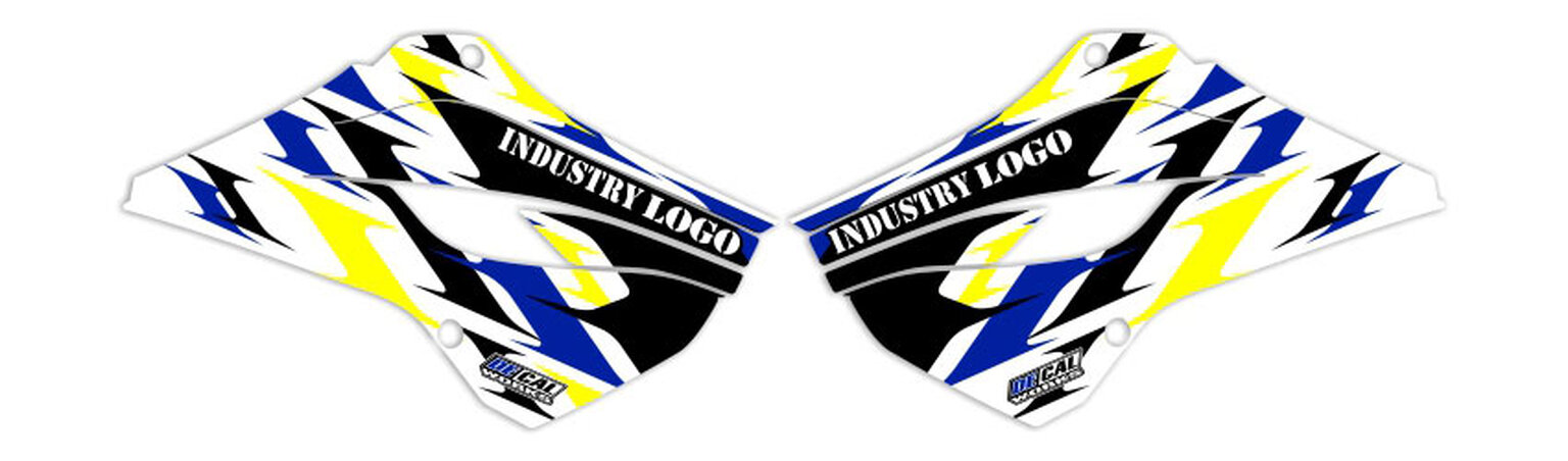 MX Graphics Dirt Bike Decals Husqvarna T-6 Semi Custom Rad Kit