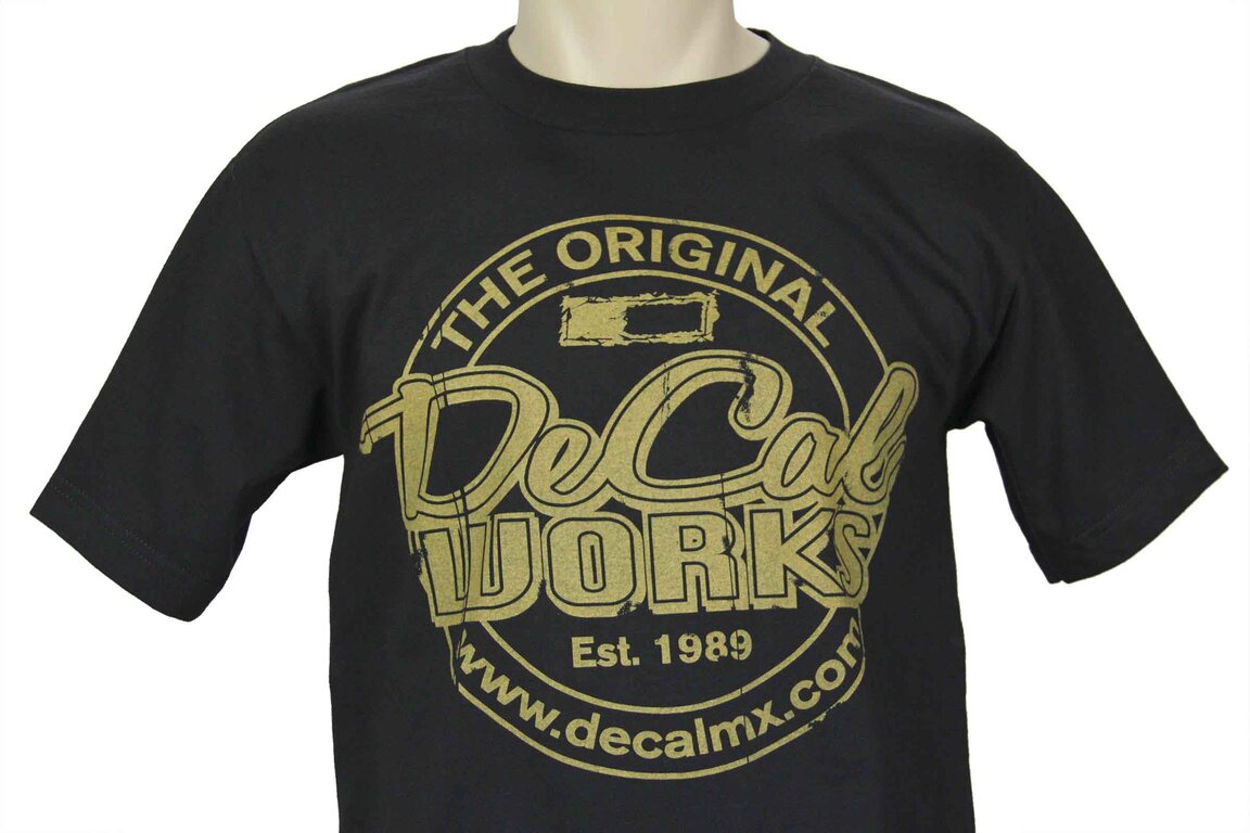 Original Black T-Shirt with Gold Logo for   