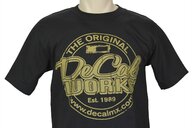 Original Black T-Shirt with Gold Logo for   