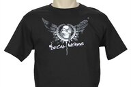 Skull Wings Black T-Shirt for   