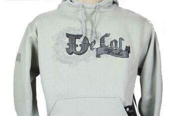 Grey Roman Hoodie Sweatshirt  | DeCal Works