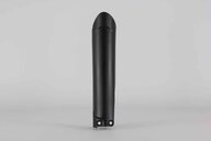 Right Side Polisport Black Lower Fork Guards replacement plastics for 14-26 GasGas, Husqvarna, KTM, Sherco EC, ECF, EX, EXF, MC, MCF, FC, TC, EXC, EXCF, SMR, SX, SXF, XC, XCF, XCW, SC, SE, SE-R, SCF, SEF, SEF-R dirt bikes.