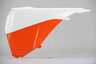Left Orange / White Airbox Covers 2013 KTM SX125, 2014 KTM SX125, 2015 KTM SX125, 2013 KTM SX150, 2014 KTM SX150, 2015 KTM SX150, 2013 KTM SX250, 2014 KTM SX250, 2015 KTM SX250, 2016 KTM SX250, 2013 KTM SXF250, 2014 KTM SXF250, 2015 KTM SXF250, 2013 KTM SXF350, 2014 KTM SX...and more