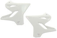 UFO White Radiator Shroud Set for Yamaha: YZ125 (2002-2021), YZ125X (2020-2022), YZ250 (2002-2021), YZ250X (2016-2022)